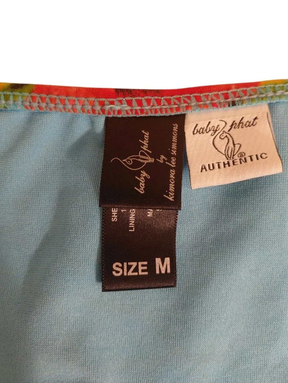 Baby Phat Vintage Y2K Watercolor Cutout  Halter Monokini Swimsuit